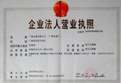 营业执照